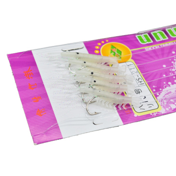 Ganci di piattaforma sabiki di gamberi luminosi taigek per pesce d'acqua salata - varie dimensioni