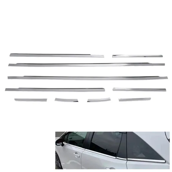 OEM Chrome Side Window Trim Set for Nissan Note E13 2021