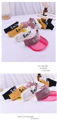 Baby plastic visor caps sun hats newborn