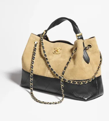 Two-Tone Shopping Bag