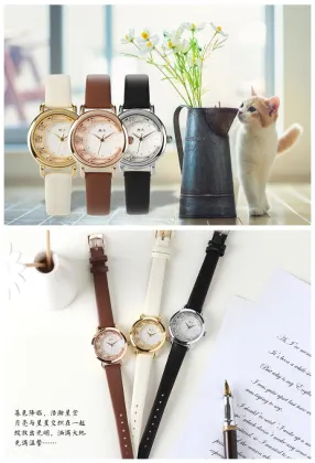 Korea mini brand 3D moon and stars small children watches