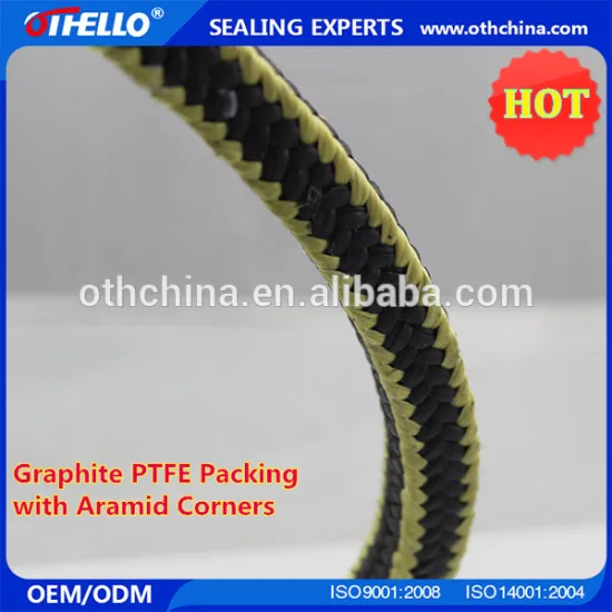 hot sell ptfe graphite packing with aramid