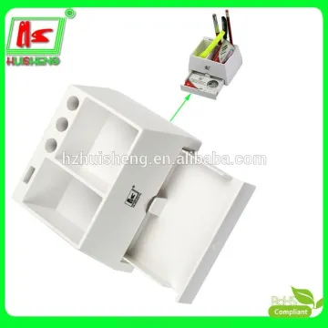 pp pen holder, multi function pencil, office desk organizer mesh HS808