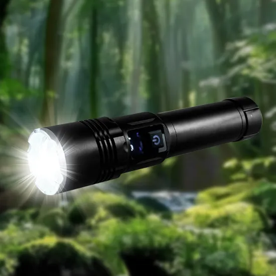 High-Power 100,000 Lumen Torch Light: Ideal for Hunting and Long Range Illumination