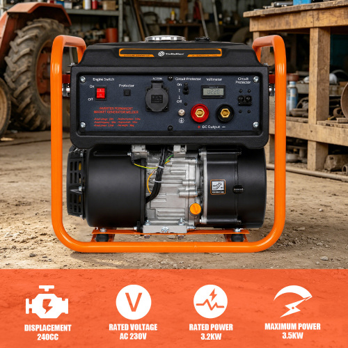 Mini machine à souder à essence avec moteur à essence 3,2 kW