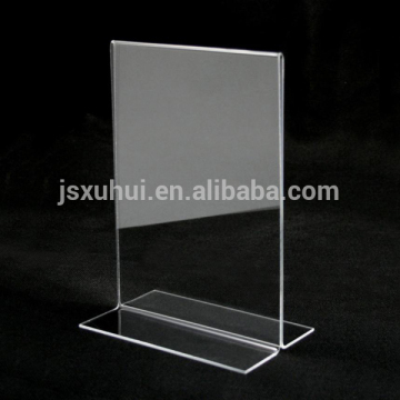hot sale wonderful and pleasant acrylic sign holders for supermarket