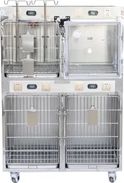 Stainless Steel Veterinary ICU Oxygen Chamber Cage