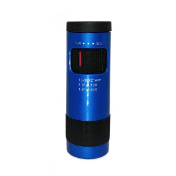 Bright View Scope 10-30x21 Zoom Telescope Blue