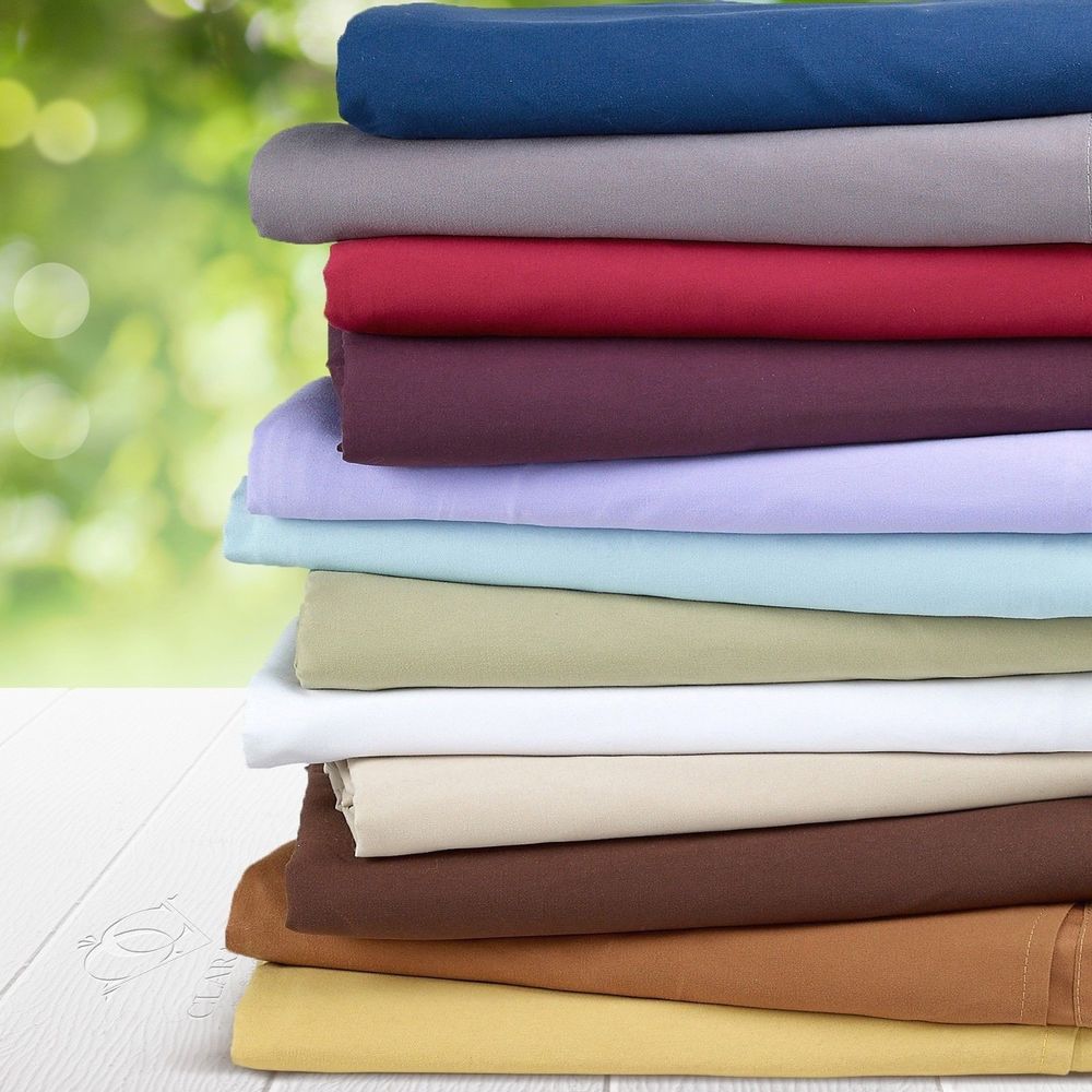 1800TC Microfiber Sheets Double Brushed Microfiber Bed Sheet Set