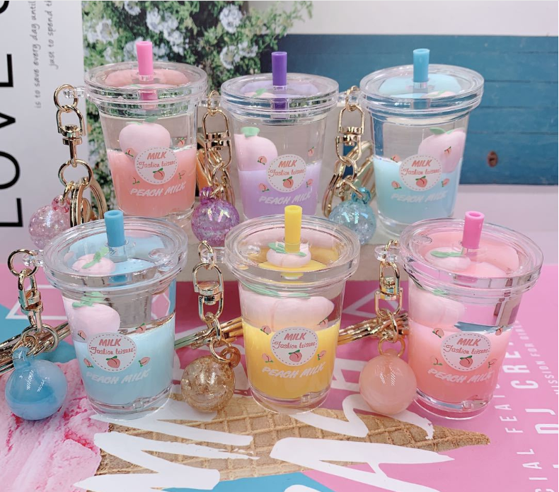 Peach Keychain Peach Keychain