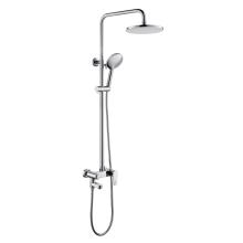 Robinet de douche de pluie en laiton de salle de bain avec chrome poli