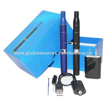 Electronic cigarette dry herb vaporizer pen with ego battery
