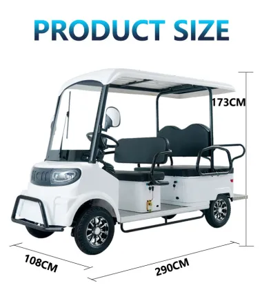 Quality Electric Four-Wheel Sightseeing Cars and Golf Carts