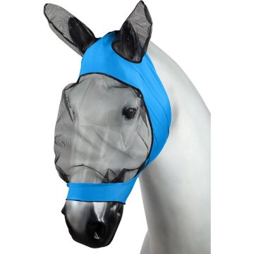 Máscara de mosca de caballo estirable suave para caballos