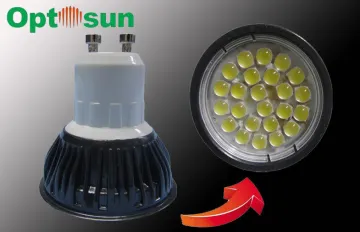 450lm 24pcs Smd 5050 Led Spotlight Bulbs / 4 W Gu10 Led Spot Light Bulbs In Cold White