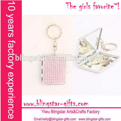 square bling custom acrylic keychain