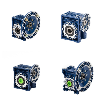 SMRV050 Worm Gearbox for AC Geared Motor 80B14 - Worm Speed Gear Box Reducer for NEMA Stepper and Servo Motors