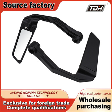 Espejo lateral retrovisor ajustable duradero para motocicleta