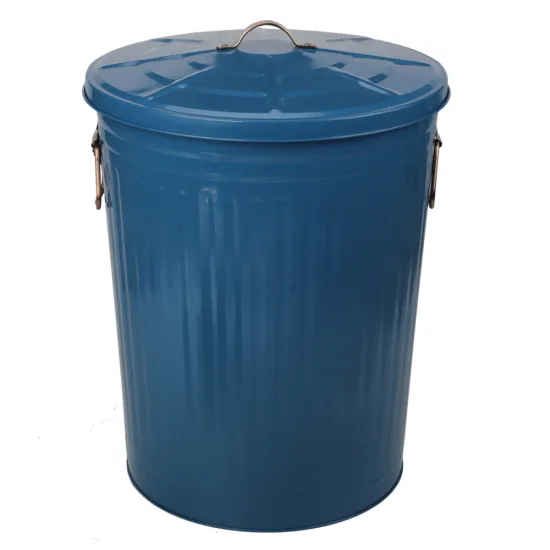 75LGalvanized Steel Metal Box for Garden Trash Can