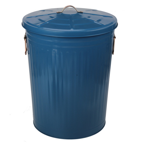 75LGalvanized Steel Metal Box for Garden Trash Can