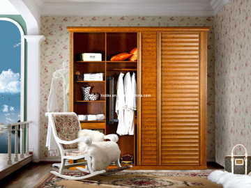 Modern Bedroom Wooden Wardrobe with Sliding Door (W42)