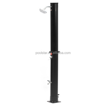 Portable Solar Heated Outdoor Shower with Faucet and Shower Head: Perfect for Poolside, Beach, Pool Spa Use - 35L, Two-Section Design