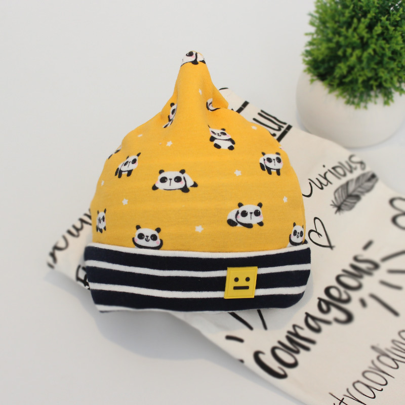 Pure cotton baby fetal cap in autumn winter (5)