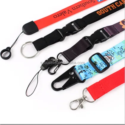 Custom Satin Anime Teacher Diving Lanyard