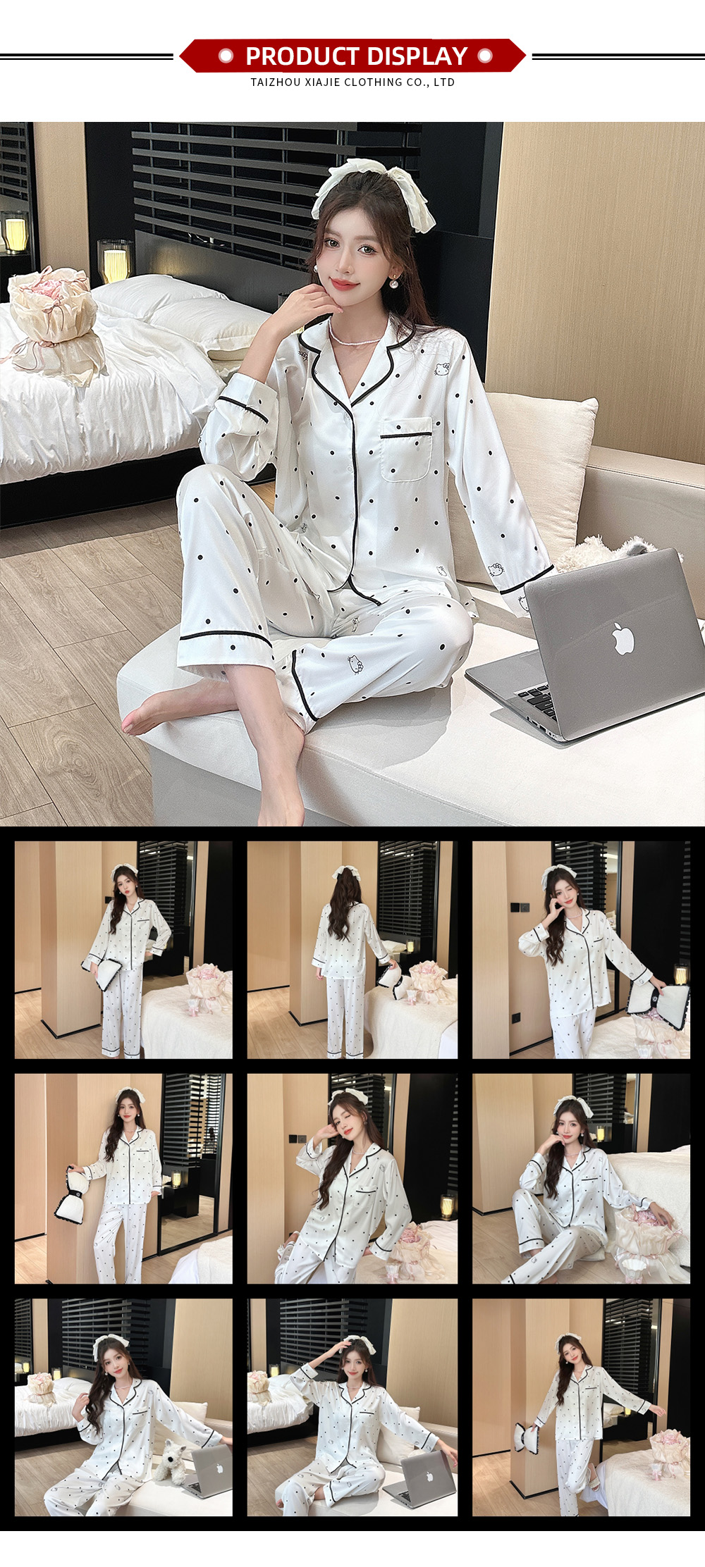 Long-sleeve Pajama Set2-24-X