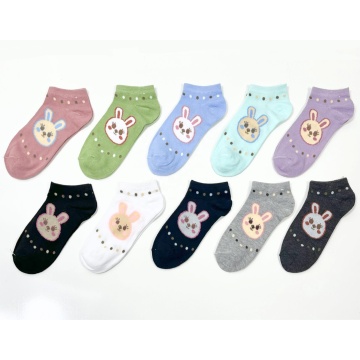 Custom patterned cute rabbit socks for children