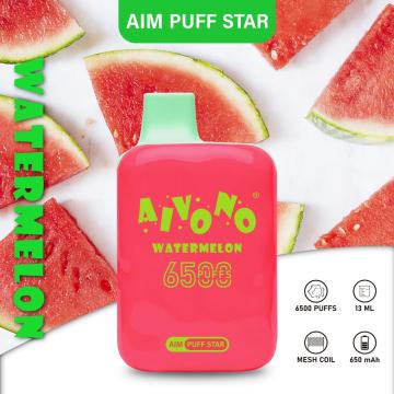 Оригинальный Aivono Aim Puff Star 6500 Puffs Ondayable Vape