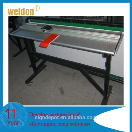 Weldon manual streamline foam board cutting machine with straight and fast feature