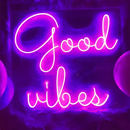 GOOD VIBES NEON LETTER