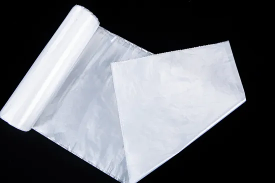 White color WC office bin liners trash bag