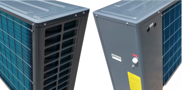 Split heat pump heating and cooling