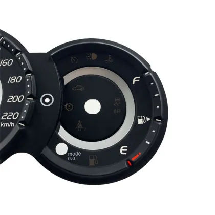 Custom Professional Auto Speedometer Faceplate Overlay