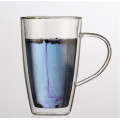 Hot Selling Double Walled Glass Mugs for Tea and Coffee Set of 2