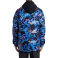 Blaue psychedelische coole Jacke