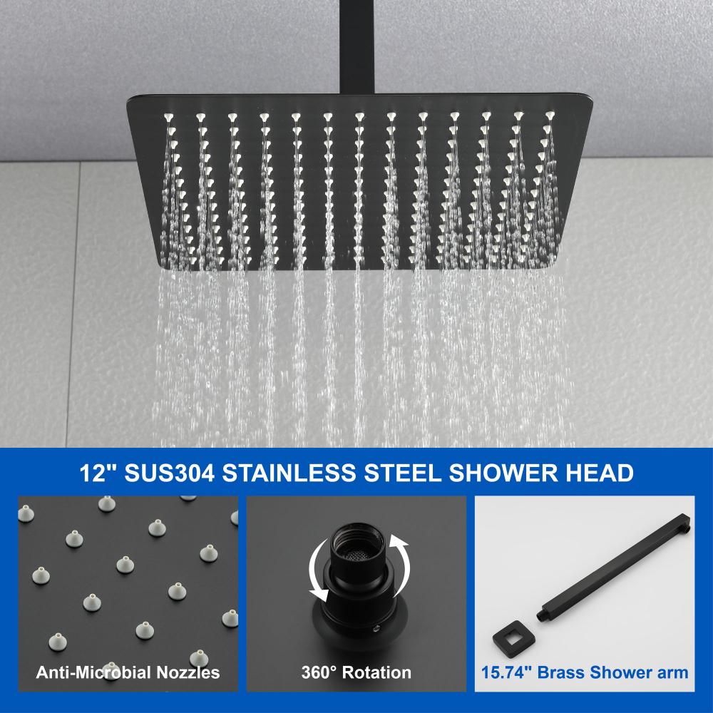 Concealed shower set 88051b 12 8