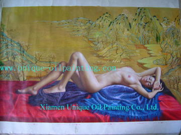 Oil Painting, Nude Oil Painting, Chinese Oil Painting