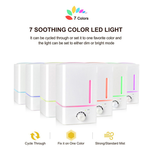 1500ML Cool Mist Air Humidifier With Night Light