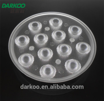 Seoul 40deg 12 in 1 bead surface sidestep led lens DK9240-12H1-ZT