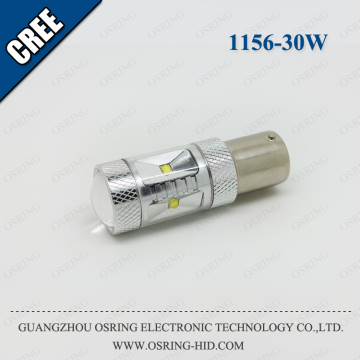 OSRING c ree led light auto bulb white 6 pcs led DC12V-24V 1156 bulb led