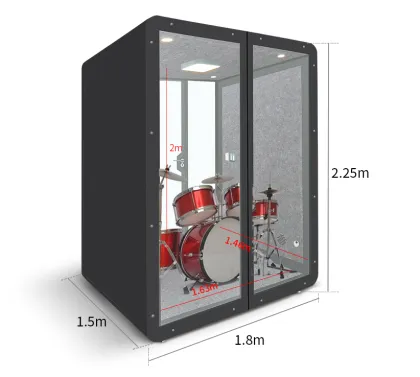 soundproof practice booth noise reduction