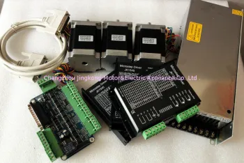 3 Axis Stepper Motor Kit Nema 23 For Driving 2 / 4 Phase Hybrid Stepping Motors