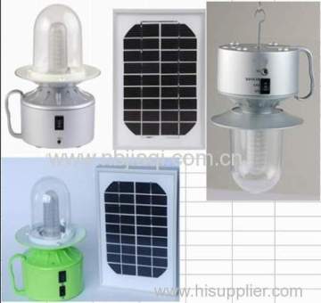 Solar Camping Lantern With Solar Panel 