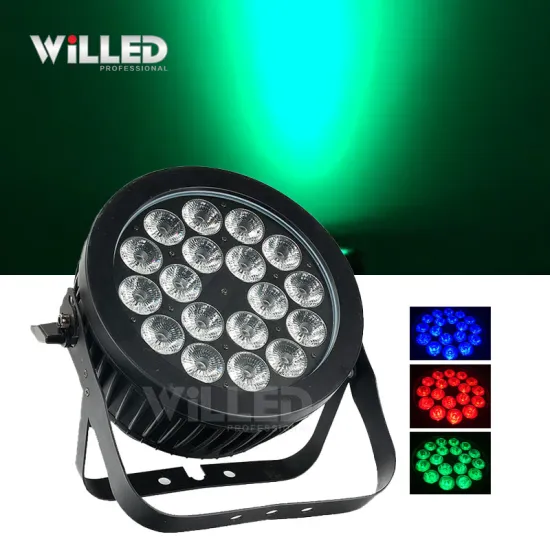 Outdoor 18X 10W RGBW IP65 LED Par Light for Waterproof Disco Party