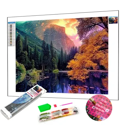 Wholesale 5D Diamond Art Painting Kits for Landscape DIY Decor
