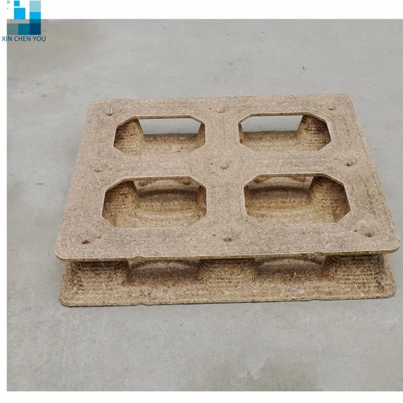 Compressed Wood Chip Pallets 1200x1000mm with Wood Chip Bottom Deck