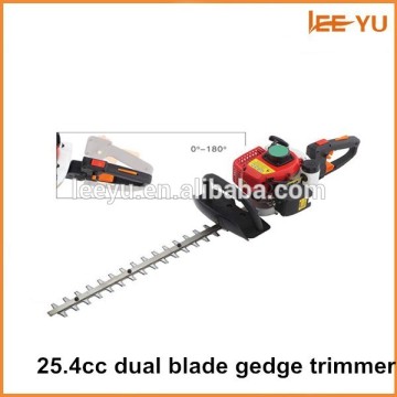 1e34f 25.4cc engine dual blade gas hedge trimmers HT260B